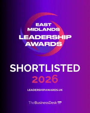 Click Here To Enlarge This Photo Of Our Technical Director&comma; Conor Benton&comma; Shortlisted for Prestigious East Midlands Leadership Awards